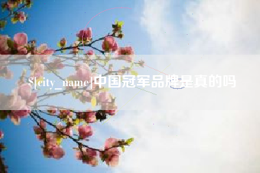 山东中国冠军品牌是真的吗