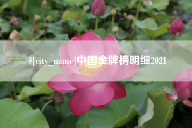 山东中国金牌榜明细2021