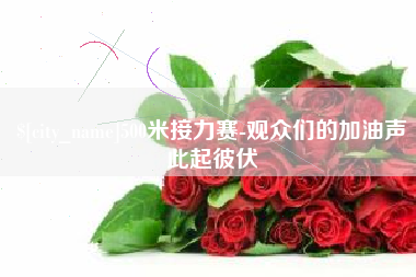 山东500米接力赛-观众们的加油声此起彼伏