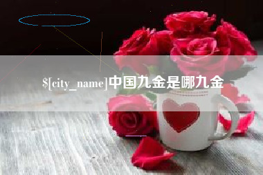 山东中国九金是哪九金