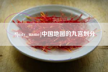 山东中国地图的九宫划分