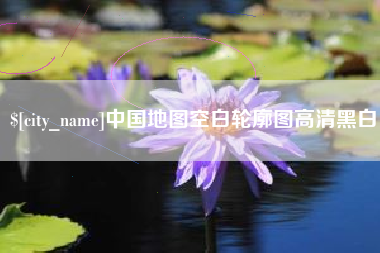 山东中国地图空白轮廓图高清黑白