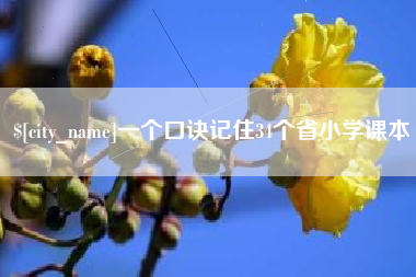 山东一个口诀记住34个省小学课本