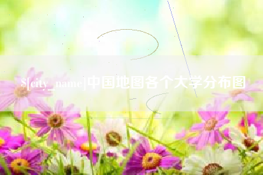 山东中国地图各个大学分布图