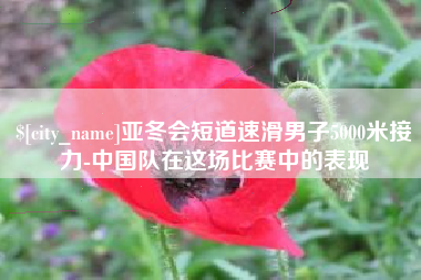 山东亚冬会短道速滑男子5000米接力-中国队在这场比赛中的表现