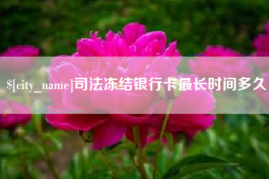 山东司法冻结银行卡最长时间多久