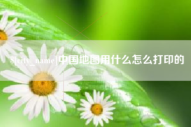 山东中国地图用什么怎么打印的