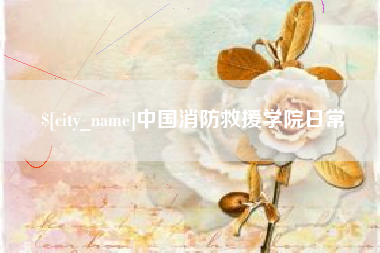 山东中国消防救援学院日常