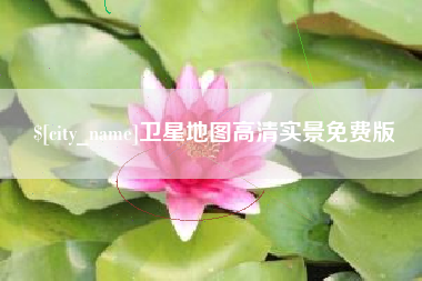 山东卫星地图高清实景免费版