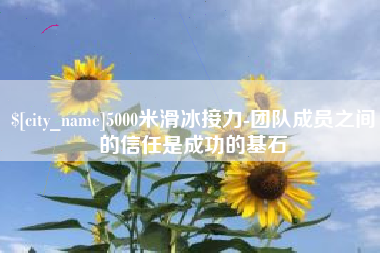 山东5000米滑冰接力-团队成员之间的信任是成功的基石