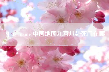山东中国地图九宫八卦死门在哪
