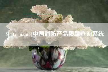 山东中国消防产品质量查询系统