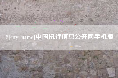 山东中国执行信息公开网手机版