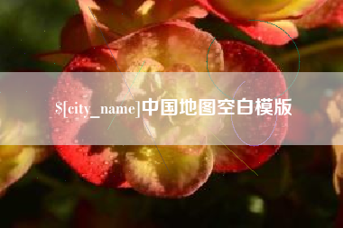 山东中国地图空白模版