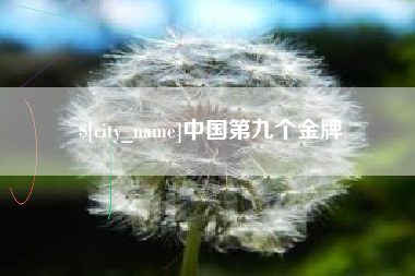 山东中国第九个金牌