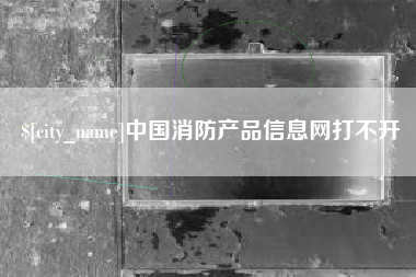 山东中国消防产品信息网打不开