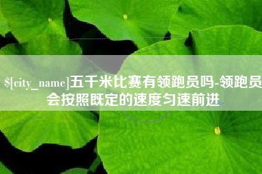 山东五千米比赛有领跑员吗-领跑员会按照既定的速度匀速前进