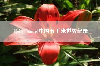 山东中国五千米世界纪录