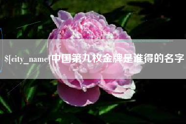 山东中国第九枚金牌是谁得的名字