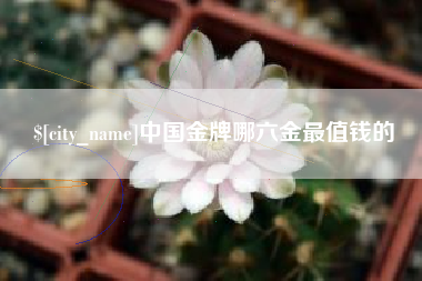 山东中国金牌哪六金最值钱的