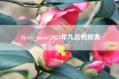 山东2021年九宫对照表