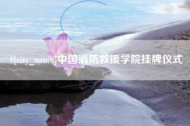 山东中国消防救援学院挂牌仪式
