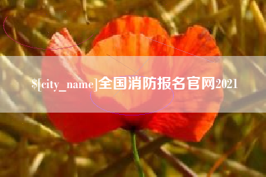 山东全国消防报名官网2021