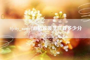 山东消防救援学院要多少分